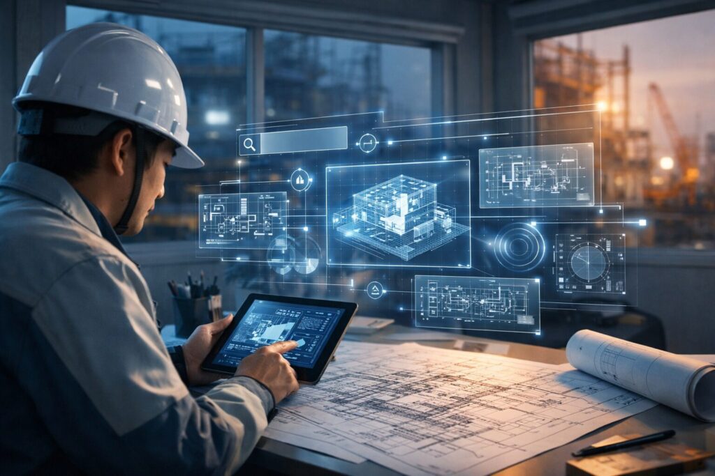 AI図面管理で「あの図面どこ？」をゼロに——中小建設・製造業がエンジニア不要で始める仕様書デジタル化ガイド