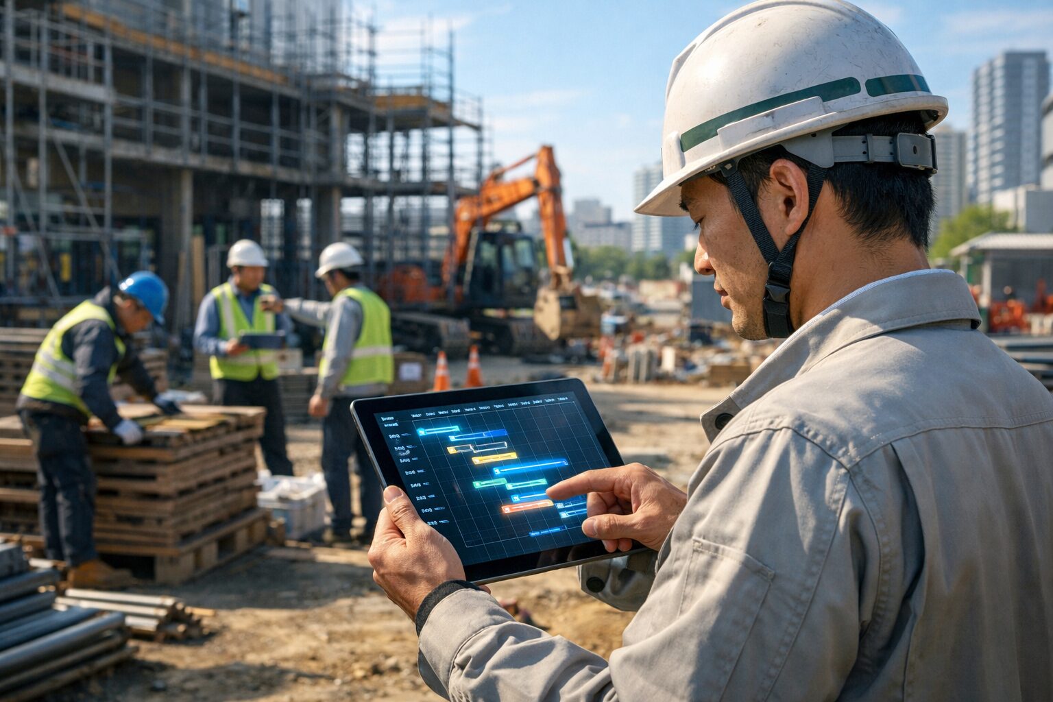 職人・作業員のシフト管理をAIで自動化する——。建設・製造業の中小企業が今日からできる工程管理DX