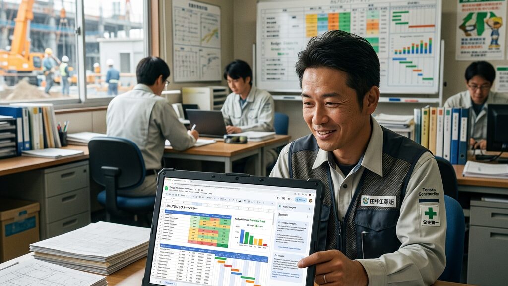Google WorkspaceのGeminiは建設業で使えるのか？現場の業務整理を進めるリアルな活用法