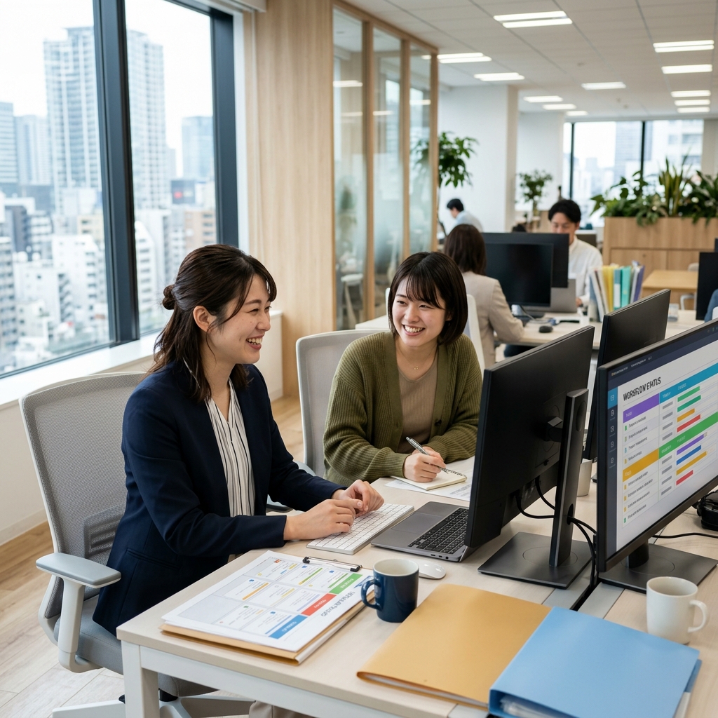 経営管理部門の業務集中を解消 — ワークフロー再設計